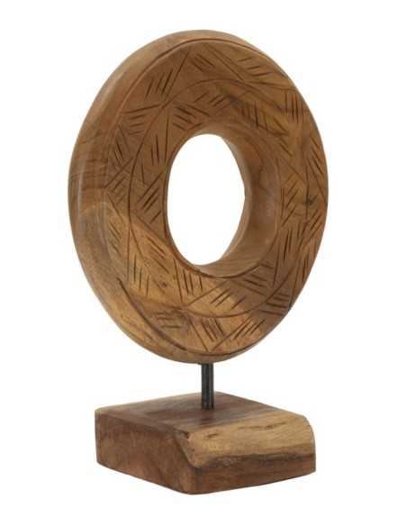 Scultura Dorat In Teak Ric. Cm 20x10x28 (pezzi Unici - Non Rip. In Serie) - 0119680003