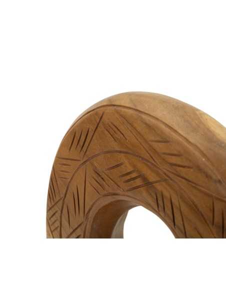 Scultura Dorat In Teak Ric. Cm 20x10x28 (pezzi Unici - Non Rip. In Serie) - 0119680003