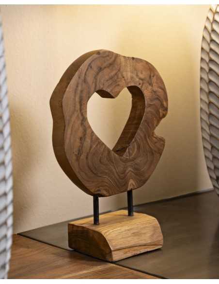 Scultura Hasi In Teak Ric. Cm 20x10x28  (pezzi Unici - Non Rip. In Serie) - 0119700003