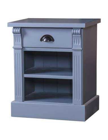 Comodino shabby con ripiano e cassetto MS428