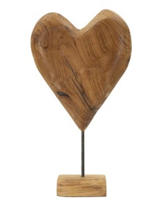 Scultura Dobu In Teak Riciclato Cm 25x12x45 (pezzi Unici - Non Rip. In Serie) - 0119720001