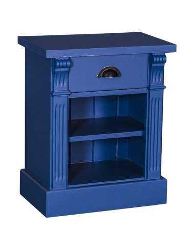 Comodino shabby con ripiano e cassetto MS428