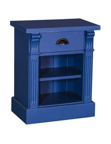 Comodino shabby con ripiano e cassetto MS428