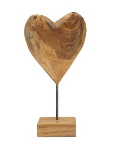 Scultura Dobu In Teak Riciclato Cm 20x12x37 (pezzi Unici - Non Rip. In Serie) - 0119720003