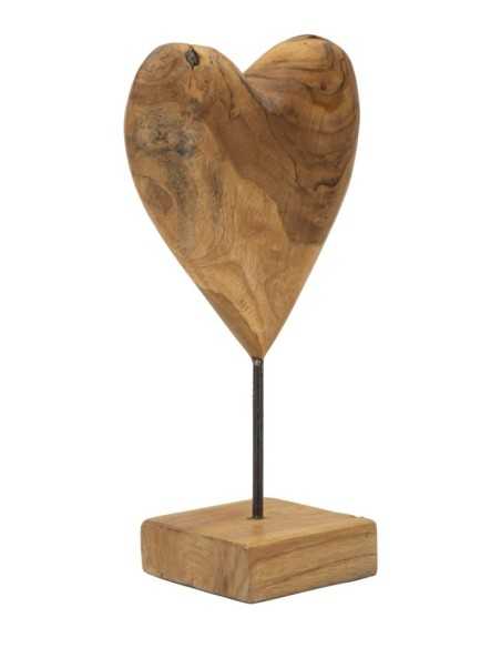 Scultura Dobu In Teak Riciclato Cm 20x12x37 (pezzi Unici - Non Rip. In Serie) - 0119720003