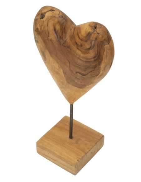 Scultura Dobu In Teak Riciclato Cm 20x12x37 (pezzi Unici - Non Rip. In Serie) - 0119720003