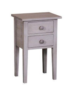 Comodino provenzale con doppio cassetto MS475