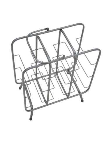 P/bottiglie Rack Quadrato (9 Posti) Cm 40x23x47,5 - 142102000Q
