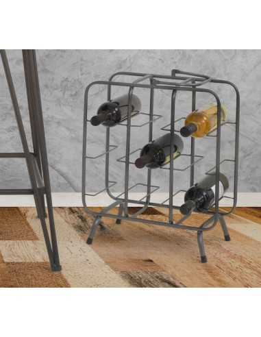 P/bottiglie Rack Quadrato (9 Posti) Cm 40x23x47,5 - 142102000Q