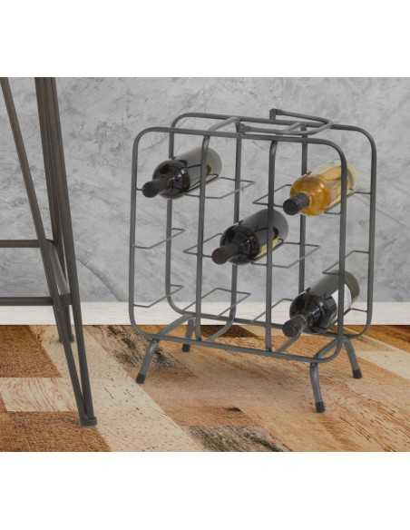 P/bottiglie Rack Quadrato (9 Posti) Cm 40x23x47,5 - 142102000Q