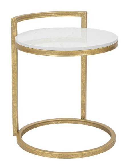 Tavolinetto Round Marble Cm 40x43x50 - 1424010000