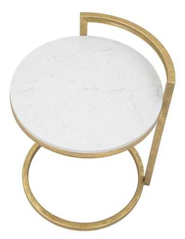 Tavolinetto Round Marble Cm 40x43x50 - 1424010000