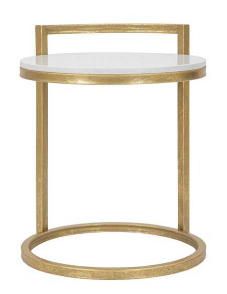 Tavolinetto Round Marble Cm 40x43x50 - 1424010000