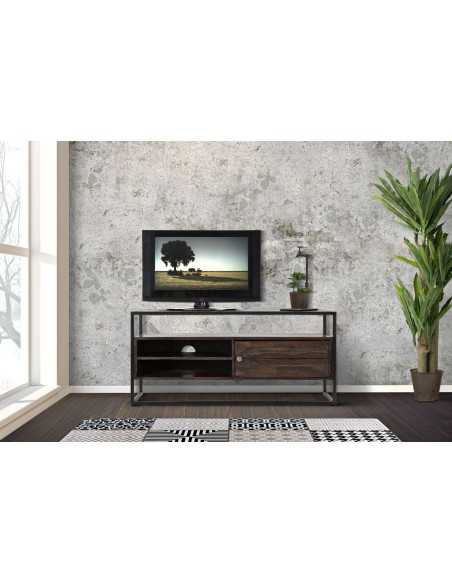 P/tv Burn Cm 120x40x55 (legno Di Acacia Nilotica) - 1424590000