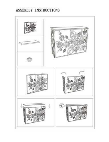 Console Glam Dark Cm 111,8x41,9x80 - 1425520000