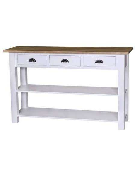 Consolle con cassetti legno colorato 145cm MS09