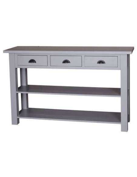 Consolle con cassetti legno colorato 145cm MS09