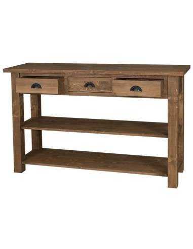Consolle con cassetti legno colorato 145cm MS09