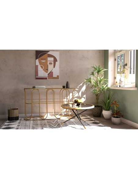 Tavolo Da Caffe' Saint Barth Rotondo Cm ø 80x46,5 - 1425950000