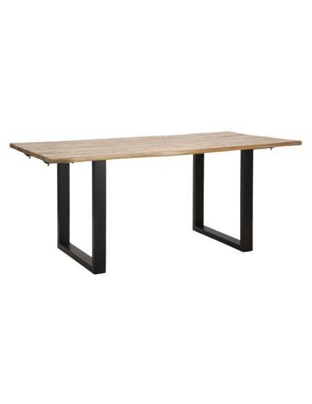 Tavolo Da Pranzo Edge All. Cm 180x90x77-lunghezza Totale 280 (legno Di Mango) - 1426720000