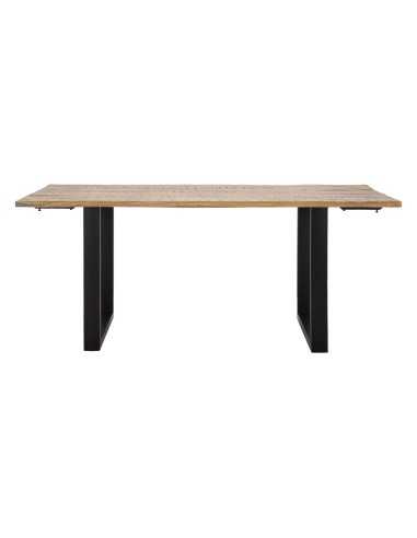 Tavolo Da Pranzo Edge All. Cm 180x90x77-lunghezza Totale 280 (legno Di Mango) - 1426720000