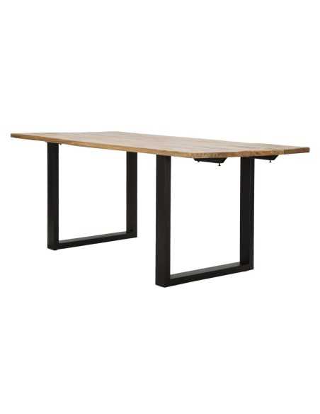 Tavolo Da Pranzo Edge All. Cm 180x90x77-lunghezza Totale 280 (legno Di Mango) - 1426720000