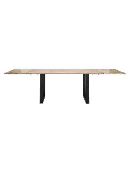 Tavolo Da Pranzo Edge All. Cm 180x90x77-lunghezza Totale 280 (legno Di Mango) - 1426720000