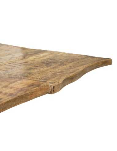 Tavolo Da Pranzo Edge All. Cm 180x90x77-lunghezza Totale 280 (legno Di Mango) - 1426720000