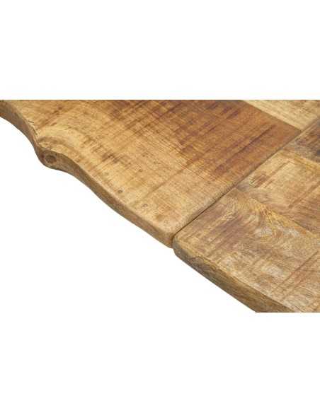 Tavolo Da Pranzo Edge All. Cm 180x90x77-lunghezza Totale 280 (legno Di Mango) - 1426720000