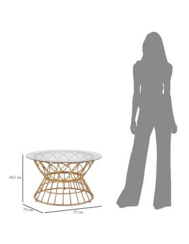 Tavolo Da Caffe' Panama Circle Cm ø 75x44,5 - 1426760000