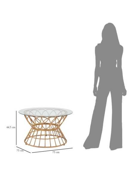 Tavolo Da Caffe' Panama Circle Cm ø 75x44,5 - 1426760000