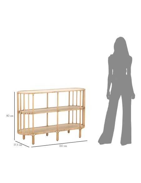 Console Panama 3 Ripiani Cm 120x37,5x80 - 1426780000