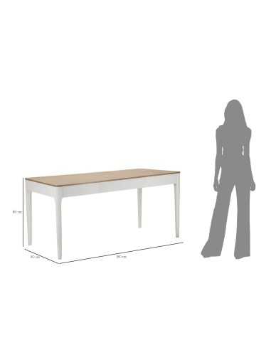 Tavolo Da Pranzo Matera Cm 180x90x80 - 1427480000