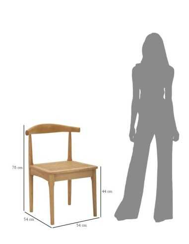 Sedia Japan -a- Set 2 Pz Cm 54x54x70 - 142749000A