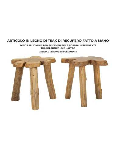 Tavolinetto Bintang In Teak Ric. Cm50x47x50 (pezzi Unici - Non Rip. In Serie) - 1427580000