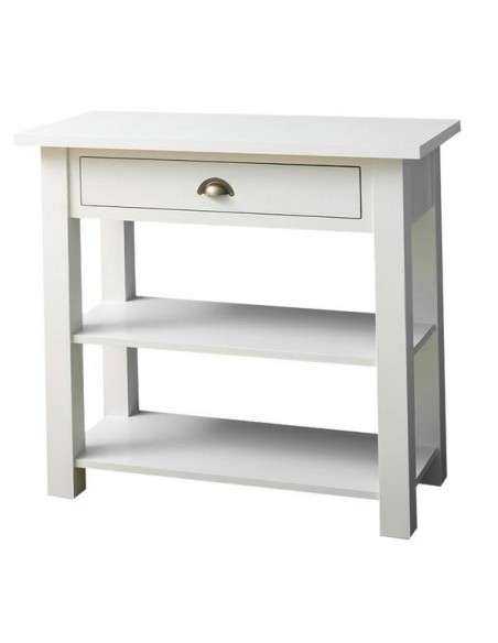 Consolle con cassetto legno colorato MS238