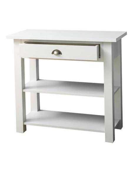 Consolle con cassetto legno colorato MS238