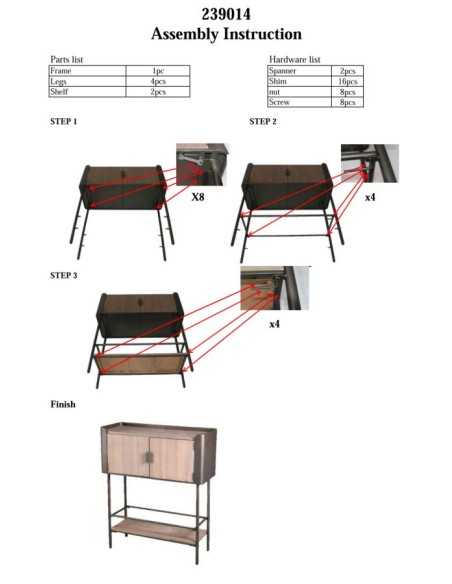Mobiletto Toronto Cm 100x42x110 - 1427720000