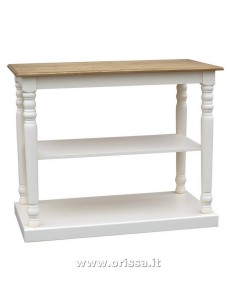 Consolle country gamba tonda colorata o rustica  MS178