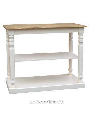 Consolle country gamba tonda colorata o rustica  MS178
