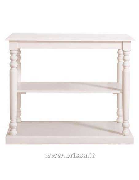 Consolle country gamba tonda colorata o rustica  MS178