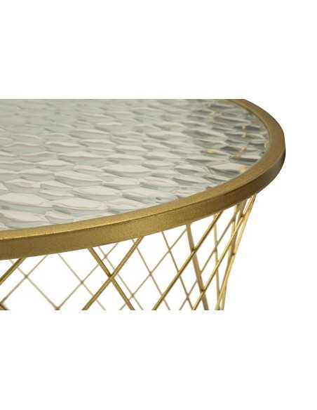 Tavolinetti Noah Gold Set 4 Pz Cm ø 70x45-47x54,5-36x50-28x45 - 142843000G