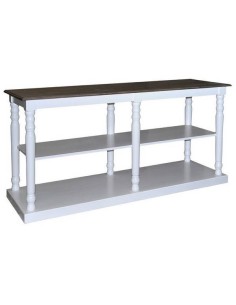 Consolle country gamba tonda colorta o rustica 180cm  MS074 2