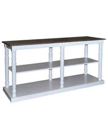 Consolle country gamba tonda colorta o rustica 180cm  MS074