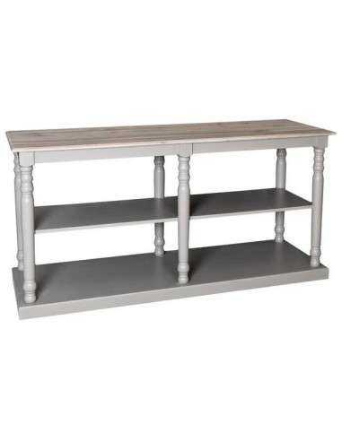 Consolle country gamba tonda colorta o rustica 180cm  MS074