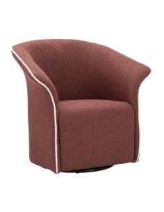 Poltrona Girevole Siena Bordeaux Cm 83,5x66x80 (seduta Altezza Cm 42) - 142866000B