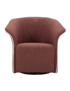 Poltrona Girevole Siena Bordeaux Cm 83,5x66x80 (seduta Altezza Cm 42) - 142866000B 2