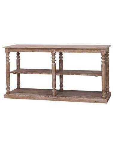 Consolle country gamba tonda colorta o rustica 180cm  MS074