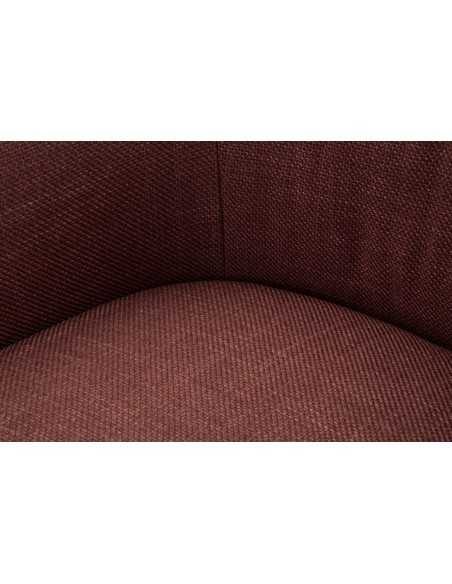 Poltrona Girevole Siena Bordeaux Cm 83,5x66x80 (seduta Altezza Cm 42) - 142866000B