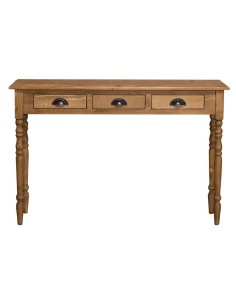 Consolle country con tre cassetti legno di pino MS496